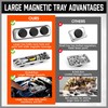 5-PIECE Magnetic Pickup Tools Set, Includes 15LB, 10LB, 3LB, 1.5LB