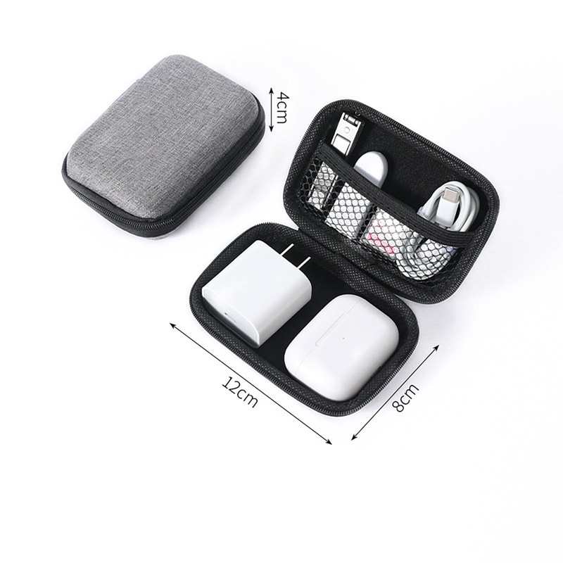 SYGELER Portable Electronics Organizer - Water-Resistant Tech Storage Bag for
