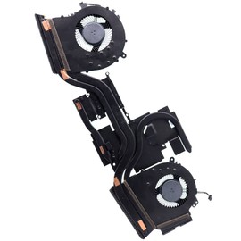 Deal4GO CPU & GPU Cooling Fan w/Heat Sink Thermal Module Assembly L87237-001 Replacement for H P Omen 15-DH 15-DH000 15-DH1070WM 15-DH0111TX