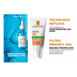 Kit Sérum Hyalu B5 + Protector Solar Anthelios Uvmune 400 Oil Control Con Color