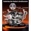 Mini V8 Engine Model Kit That Runs, 770PCS Motorized Building