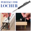 Cozevdnt Mechanical Carpenter's Pencils with 6 Leads, Deep Hole Marker