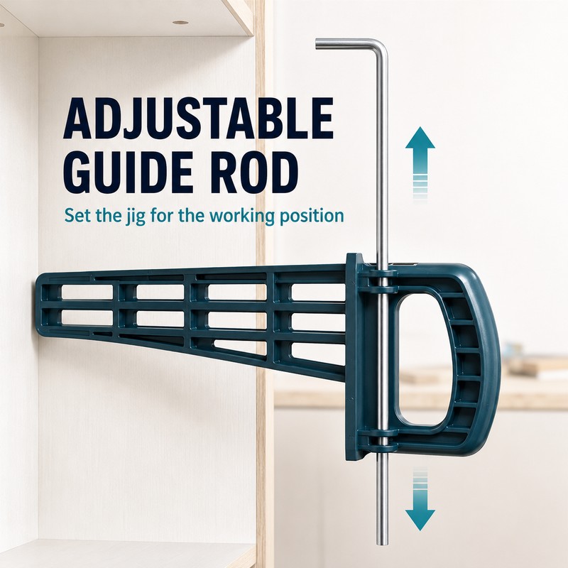 Magnetic Drawer Slide Jig for Cabinet Installation