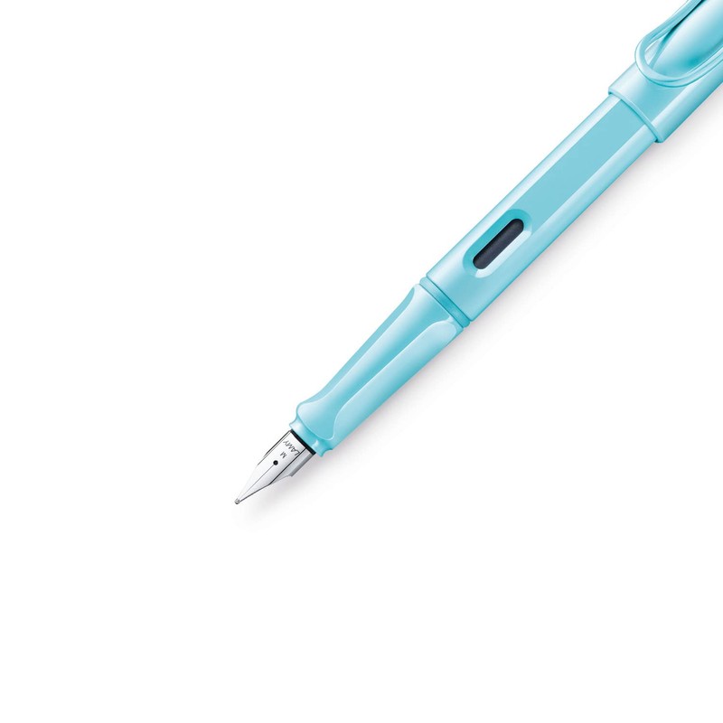 LAMY LD1AS-M Safari Fountain Pen, M, Medium Point, Aqua Sky