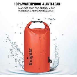 Unigear Waterproof Bag Waterproof Bag for Hiking, Kayaking, Fishing, Rafting, Camping, Skiing with Free Tribute
