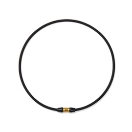 Colantotte SPORTS Necklace SR140 NEXT [AZ-1] Black x Gold L 20.1 inches (51 cm)