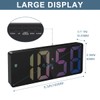 Upgraded Digital Alarm Clock, LED Clock for Bedroom, Electronic Desktop
