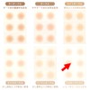 (Round Size) Foundation Tape, 30 Pieces of 5 Sheets, Milky