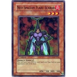 Yu-Gi-Oh! - Neo-Spacian Flare Scarab (POTD-EN004) - Power of The Duelist - 1st Edition - Super Rare