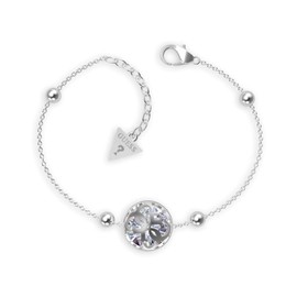 GUESS Bracelet 4G Logo Boule JUBB01394JWRHS Marque, Waist Unique, Métal, Pas de Gemme