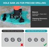 BEAMNOVA Set of 16 Diamond Drill Bits with Jig Ceramic