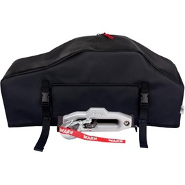 Winch cover, High Quality Top Zipper Waterproof Winch Protective Cover, Portable Winch Cover, Indoor/Outdoor winch Accessories, Weather Resistant Dust Cover for Electric Winches 8000-13500 lbs