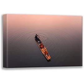 ArtDirect Rungrojanarak, Nun 24x17 Gallery Wrapped Canvas Museum Art Titled: Path Of Light