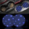 NBTEPEM 27 PCs Blue Bling Car Accessories Set for Women,
