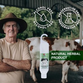 Cai-Pan Livestock Udder Cream With Pure CAI-PAN Japanese Peppermint Oil and Blend of Herbs, 13.5fl. oz (1 Pack), 13.5