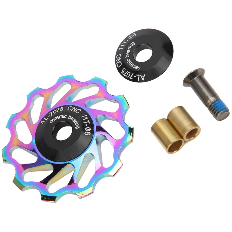 Mountain Bike Rear Derailleur Pulley Bicycle Aluminum Alloy 11T Wheel