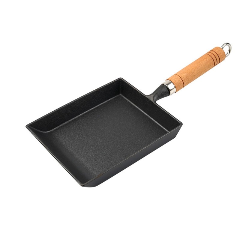 Sun Terriory Cast Iron Tamagoyaki Pan 6×7 Inch – Square
