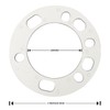 IRONTEK 12mm(1/2") Wheel Spacers (Hub Bore 108mm) Fit 5x5.5, 5x139.7mm,