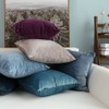 MIULEE Pack of 2 Velvet Soft Decorative Square Throw Pillow