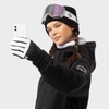 SIROKO VOSS Thermal Ski Snow Gloves White Black Black White