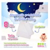 Absorbente Nocturno 8 Capas Bambu Terry Para Pañal Ecologico