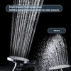 BRIGHT SHOWERS High Pressure Shower Head, 6 Inch Rain Shower