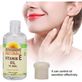 Aceite de Esencia de Vitamina E, Blanqueamiento Hidratación De La Piel, Levanta y Tensa la Piel, Repone la Humedad, Controla la Secreción de Aceite