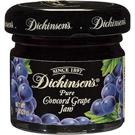 Dickinson's Pure Concord Grape Jam, (Pack of 72)