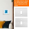 Thermostats Wall Plate Cover T119 for PRO1 IAQ Thermostats, 6.75