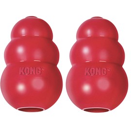 Classic Dog Toy, Durable Natural Rubber- Fun to Chew, Chase and Fetch (.2 Count (Medium))