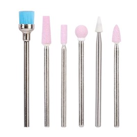 Nail Drill, Ceramic Nail Cutter, Professional Removal of Gel, Acrylic, Cuticles, Diamond, Tungsten Carbide, Nail Drill Tools for Nail Embellishment, Polishing, Clear Care (JG#6)