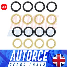 Intake Manifold O-Ring Gaskets Set For PEUGEOT 1007 206 CC 206 207 3008 307 308 5008 1.6 HDi 0348.R5, 9649829380 - AUTORCE