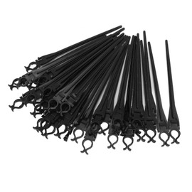 Christmas Light Yard Stakes Universal Ground Lights Stakes C7 C9 Holiday Lights for Lawn Patio Path Walkway (Black)