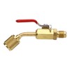 6PCS Refrigerant Angled Compact Ball Valve Fit for R410A R134A