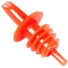 (12-PCS-Red) Free Flow Liquor Pourers Bottle Pour Spouts Speed Pourers