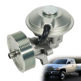 loosoo 5102084AA Mechanical Brake Vacuum Pump Compatible with 2003-2007 Dodge Ram 2500 3500 Cummins Engine 5.9L 6.7L Diesel L6 OHV Valve, Replace 3965925 64-1027 20314288-101