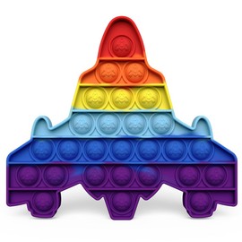 Pop It Fidget Toy, Push It and Pop Bubble Fidget Toy, Bubble Stress Relief Toy, Pop It Bubble Sensory Fidget Toy, Children's Birthday Party Favours