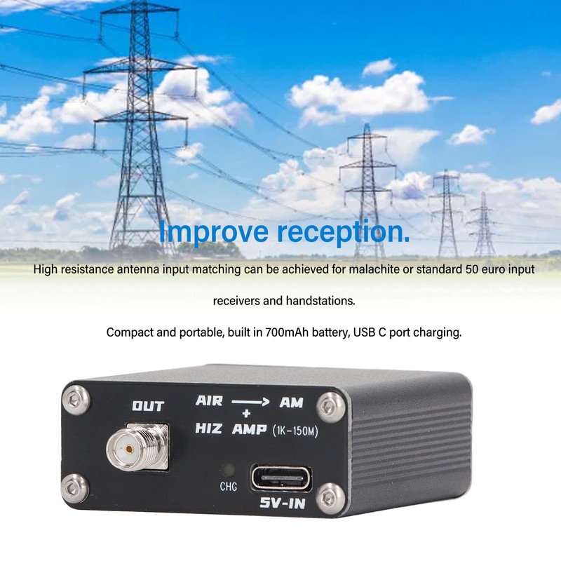 110m AIR to AM HIZ AMP Frequency Converter Aluminum Alloy