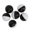6PCS Golf Balls Synthetic Rubber Resin Putting Practice Ball for