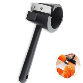 Zhouocea Carrot Peeler Stainless Steel Vegetable Slicer Kitchen Roller Vegetable Roller, Professional Flower Roller Peeler Kitchen Shredded Tool for Presentation of Salads and Appetizers