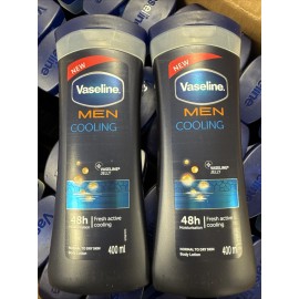 Vaseline Men Cooling + Vaseline Jelly Body Lotion, 13.5oz (400ml) (Pack of 2)