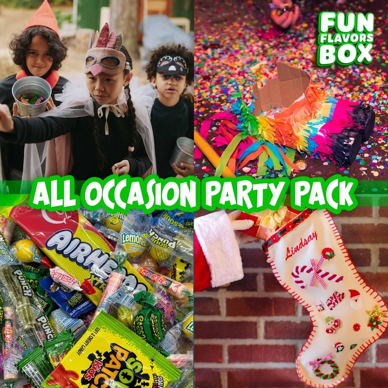 Fun Flavors Box Sour Bulk Candy 32 oz Variety Pack