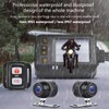 Motorcycle Dash Cam Front and Rear Dual Camera 1080P+720P Waterproof