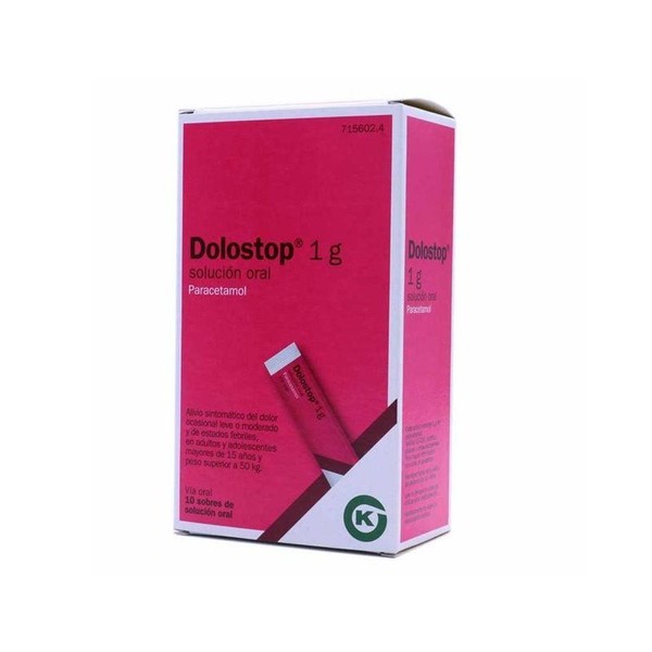 Kern Pharma Dolostop 1 G 10 Envelopes Oral Solution 10 Ml