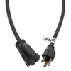 Watson AC Power Extension Cord (14 AWG, Black, 25')