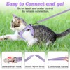 SALFSE Cat Harness and Leash for Walking Escape Proof, Adjustable