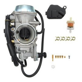 Carburetor Kit Compatible with Honda Foreman Rubicon 500 TRX500 2001-2005 Fourtrax Foreman 500 TRX500 TRX500FE TRX500FM TRX500FPE TRX500FPM TRX500TM 2005-2011 Replaces 16100-HN2-013