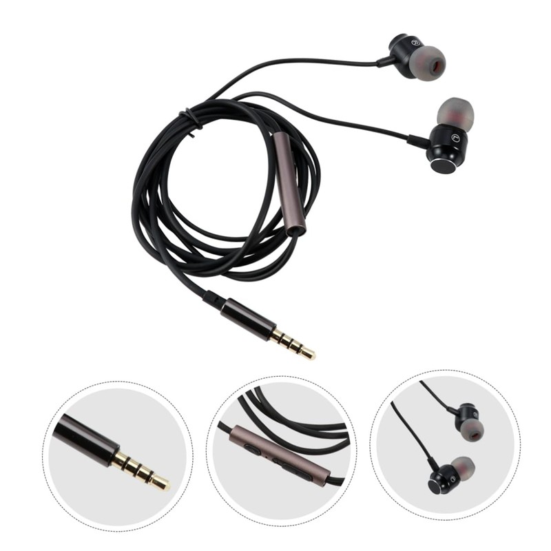 KOMBIUDA Earbuds with Mic Control in Ear Headphones for Phone