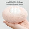 2-in-1 Sunflower Bath Ball Super Soft Sunflower Suction Cup Bath