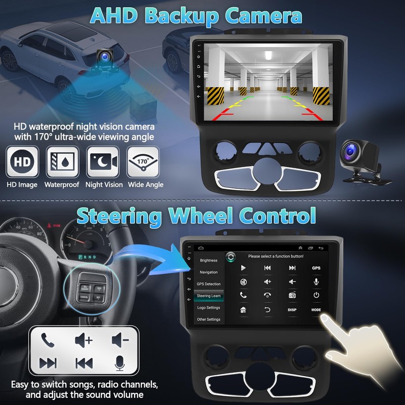 Car Radio for Dodge Ram 1500 2500 3500 2013 2014